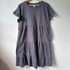 Time and tru T-shirt dress ruffle sleeve